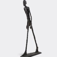 walking man bronze product